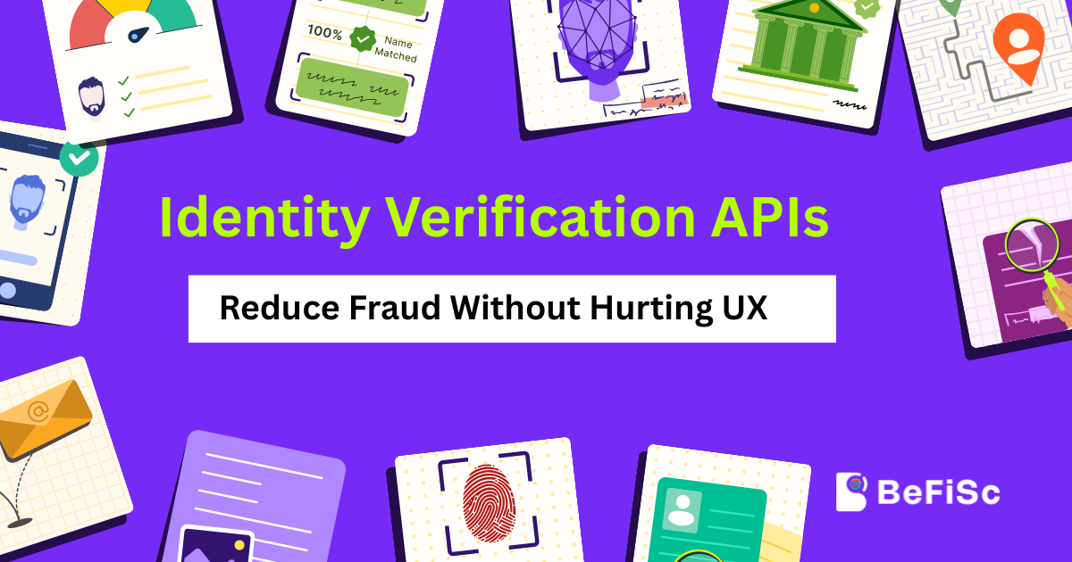 Modern identity verification APIs reducing fraud in fintech onboarding while improving user experience and enabling seamless KYC and risk-based authentication