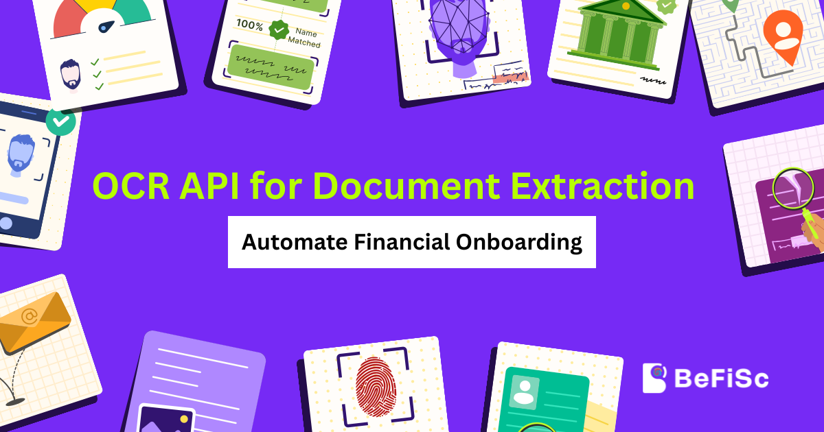OCR API extracting data fields from Aadhaar and PAN card for fintech onboarding.
