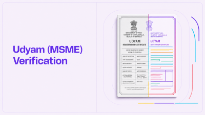 Udyam verification for MSME registration in India